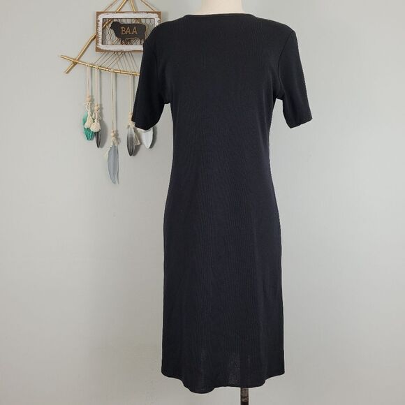 Exclusively Misook Stretchy Black Career Dress PS‎ - Picture 1 of 8